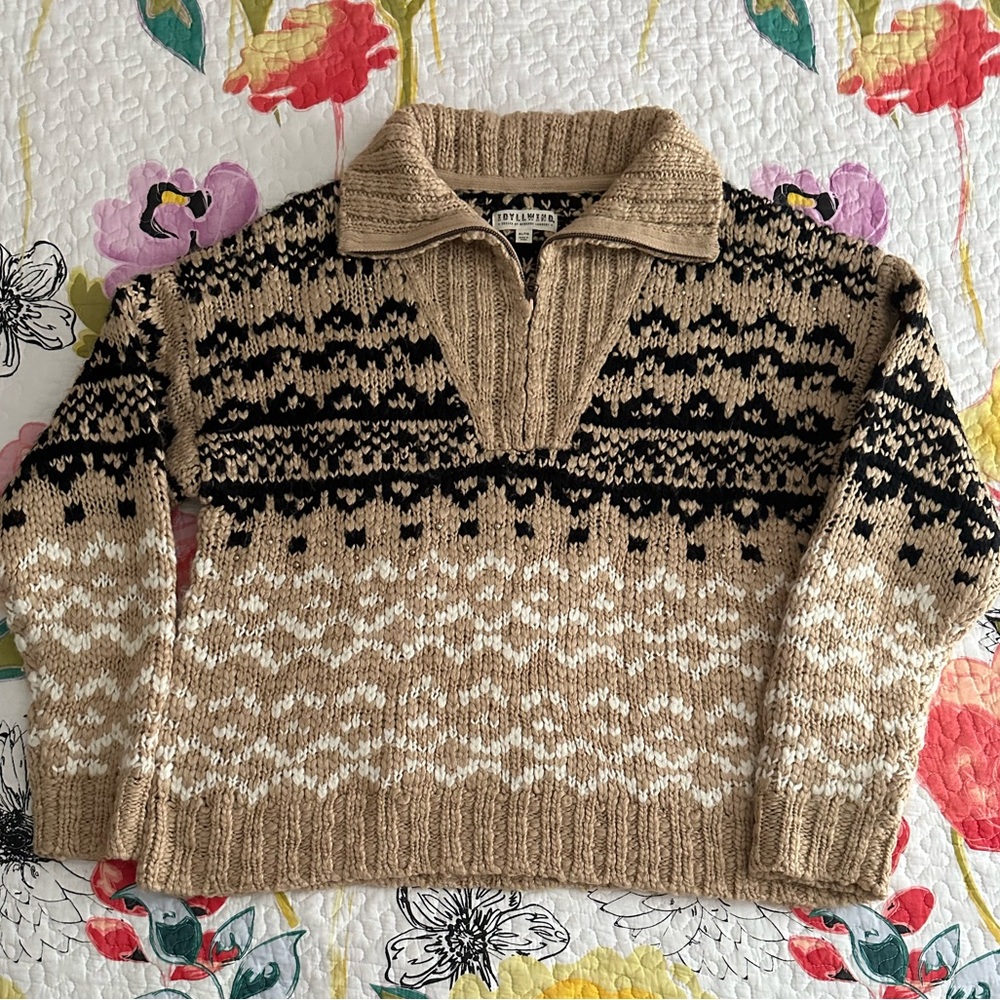 Idyllwind Studded Southwestern Pullover Sweater